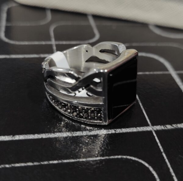 Turkish silver rings for men - Image 2